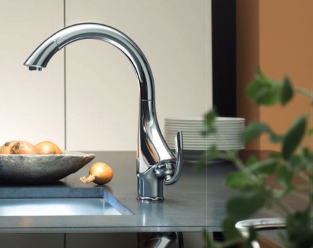 Смеситель однорычажный для мойки, DN 15 Grohe K4 33786 000 (33786000)