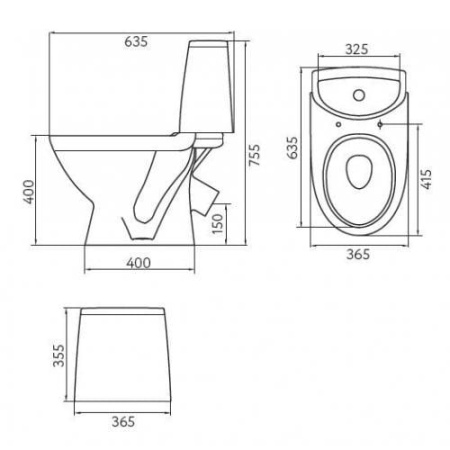 Унитаз IFO Frisk RS021031000