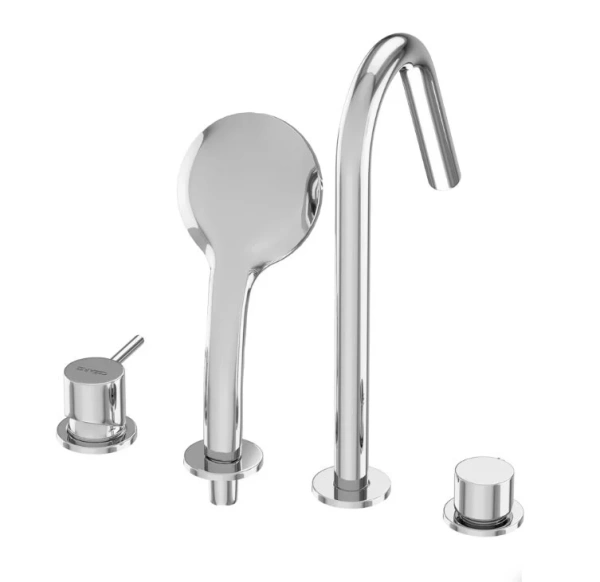 Смеситель на борт ванны Cezares Leaf LEAF-BVDM4-L-01