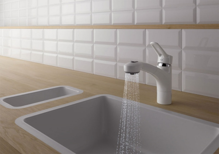 Смеситель для кухни с выдвижным изливом Kludi MX 399419262