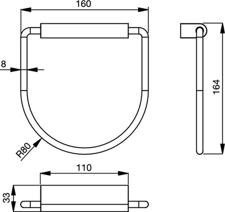 Полотенцедержатель Ideal Standard Connect N1384AA
