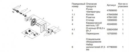 Термостат для душа Grohe Allure Brilliant 19791 000 (19791000)