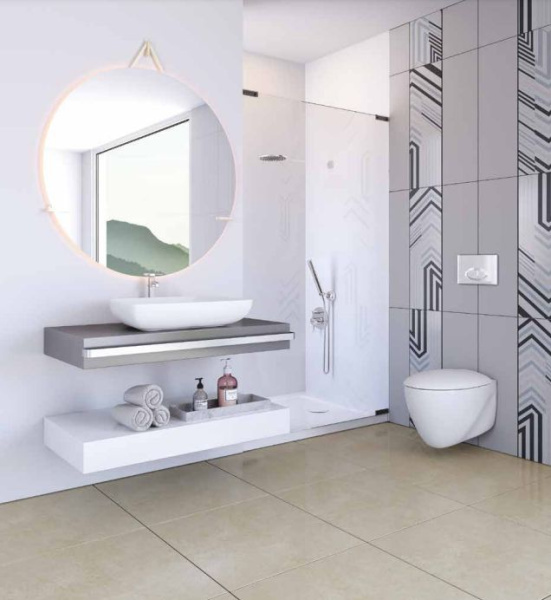 Подвесной безободковый унитаз с сиденьем микролифт beWash Helenen 69303201