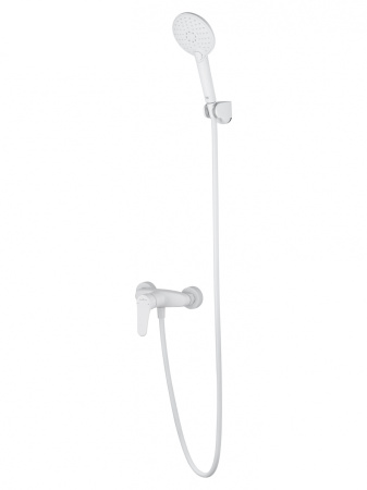 Смеситель для душа WONZON & WOGHAND ALFA, белый матовый WW-AE3102-MW