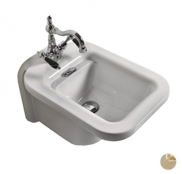 Биде подвесное Kerasan Waldorf 4125K1bi/cr*1