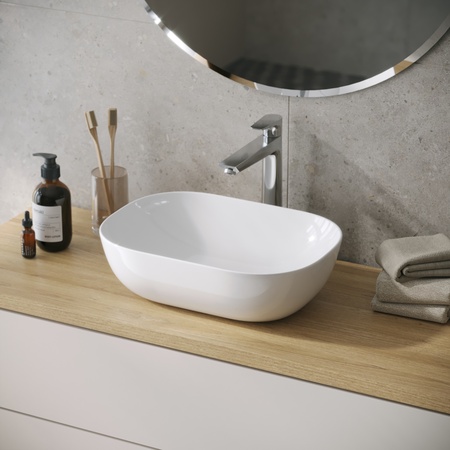 Раковина накладная (45,5х33) Grossman Style GR-3051, белый