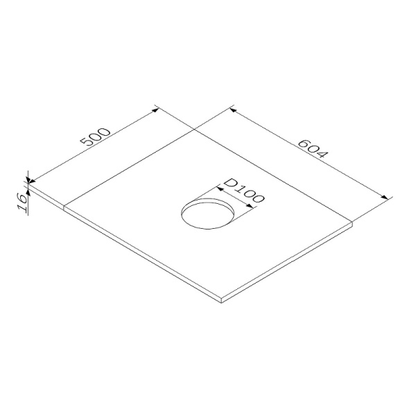 Столешница под раковину AM.PM Func 60 M8FST0601WG
