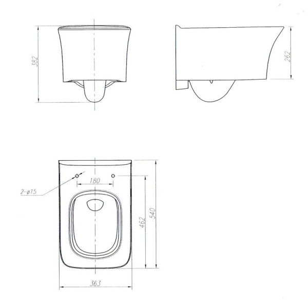 Унитаз подвесной Arrow AHB2156