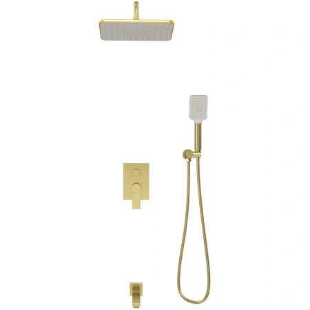 Душевая система скрытого монтажа Grossman Classic 501.K35.04.320 золото сатин