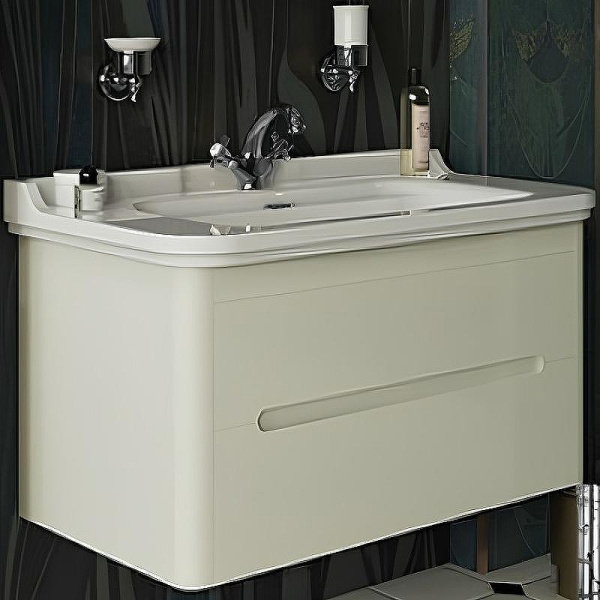 Тумба подвесная без раковины Kerasan Waldorf 925530 bi vaniglia matt