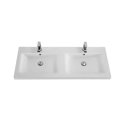 Раковина из искусственного мрамора с двумя чашами CEZARES CZR-1200/480-2-LV-MR-ECO