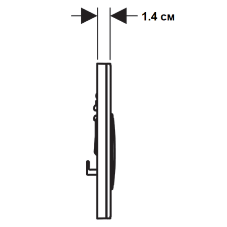Клавиша смыва Geberit Sigma 21 115.650.JM.1