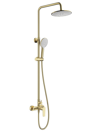 Душевая система WONZON & WOGHAND Blend, брашированное золото WW-A30103-BG