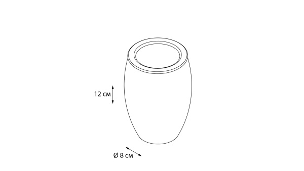 Стакан для зубных щеток FIXSEN SNOW FX-260-3