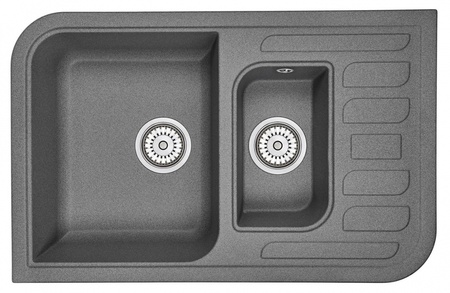 Кухонная мойка (78х50) EMAR EMQ-2780.Q Антрацит