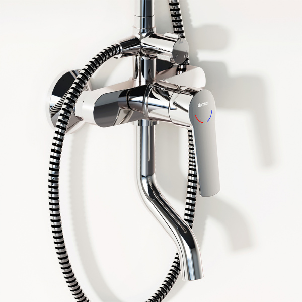 Душевая система с изливом Damixa Jupiter 977740000