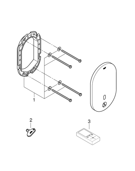 Термостатический смеситель для душа GROHE Eurosmart Cosmopolitan E Special 36463 000 (36463000) хром 