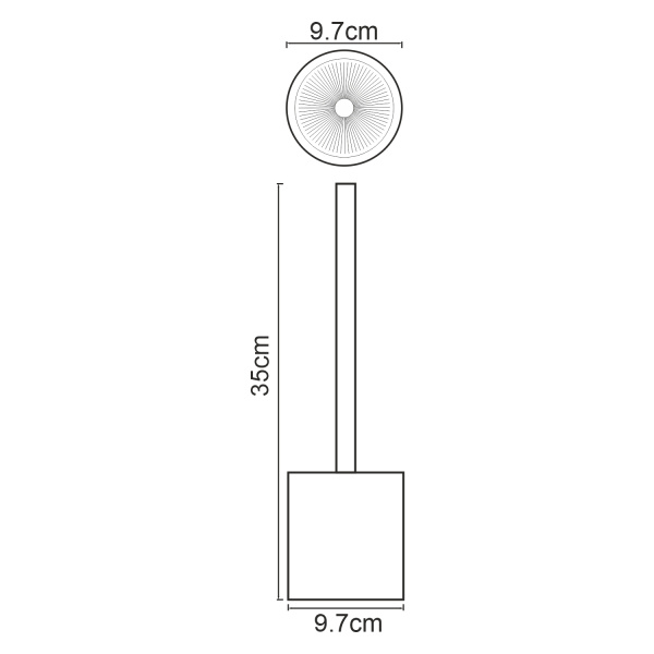 Ершик для унитаза WasserKRAFT Neime K-1927