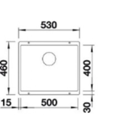 Кухонная мойка Blanco Subline 500-U 523433