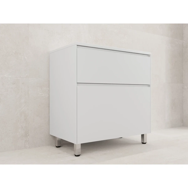 Тумба напольная без раковины 80 см Style Line Лима ЛС-00002350 белый матовый