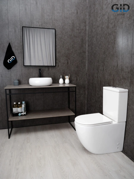 Раковина накладная (40х30) Gid N9030ds