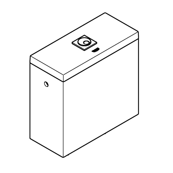Бачок для унитаза Grohe Cube Ceramic 39489 000 (39489000) Бачок для унитаза Grohe Cube Ceramic 39489 000 (39489000)