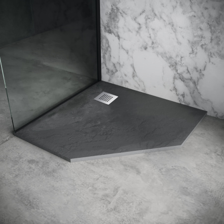 Душевой поддон из искусственного камня (90х90) Grossman Strong GR-S29090D