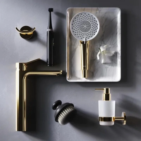 Смеситель для раковины Am.Pm X-Joy F85A92099 золото матовое