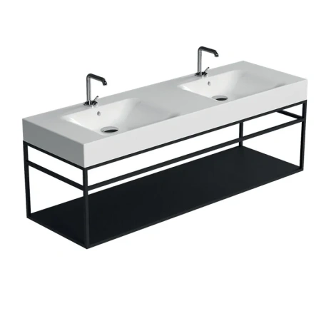 Раковина подвесная (140х45) Kerasan Cento 353601*1 белая