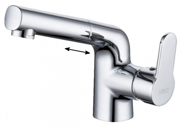 Смеситель для раковины с выдвижной лейкой Rhein.Marx D&K (DA1392141)