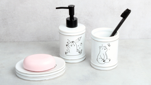 Стакан для зубных щеток Fixsen Teddy  FX-600-3