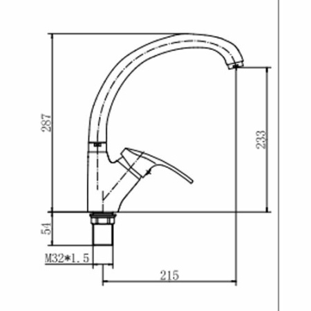 Смеситель для кухни FASHUN A4106-2
