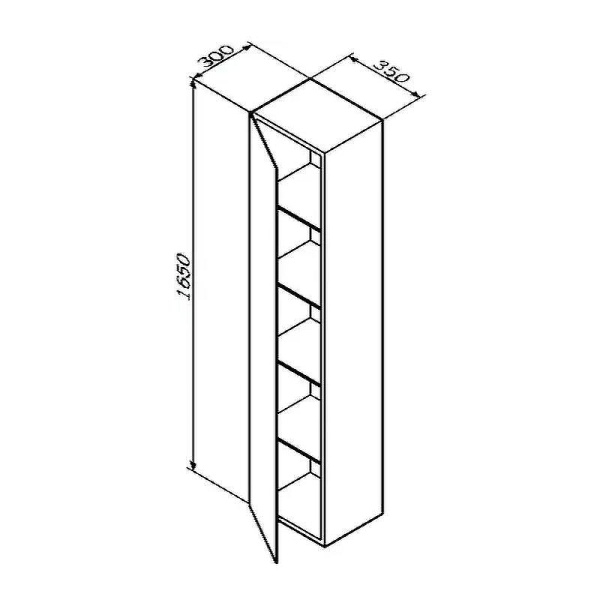Пенал подвесной AM.PM Spirit 2.0 M70ACHML0356GM