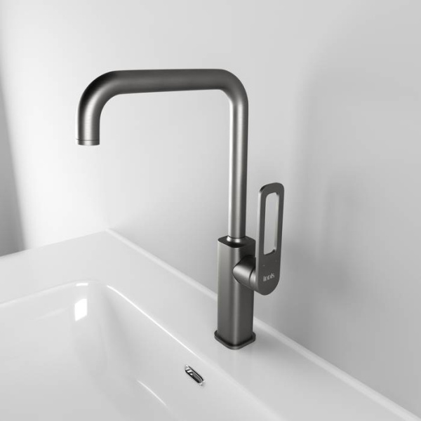 Смеситель для кухни графит IDDIS Slide (SLIGM00i05)