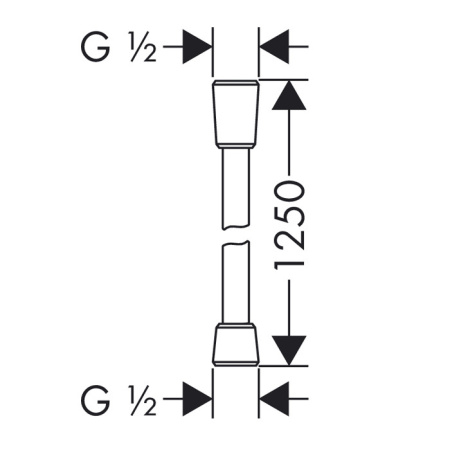 Душевой шланг Hansgrohe Isiflex 28272450