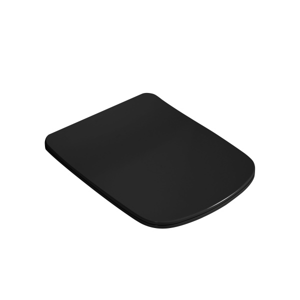 Сиденье для унитаза Grossman GR-4440BMS тонкое,черное матовое,