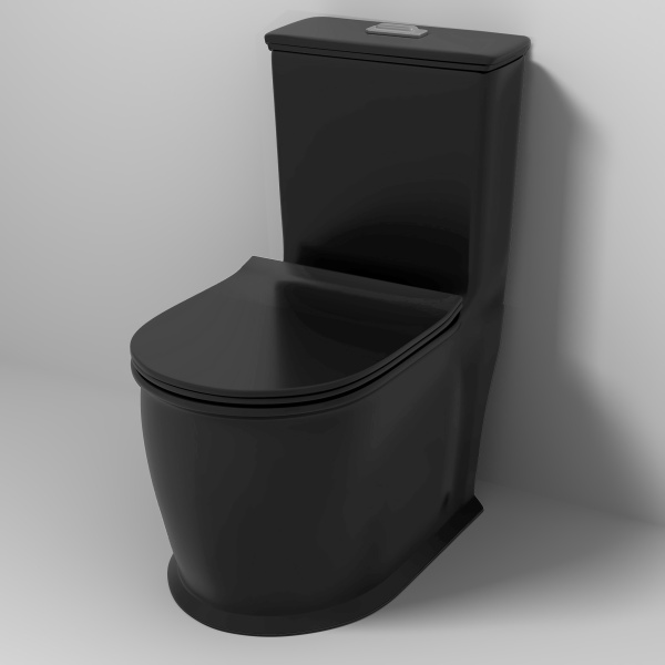 Унитаз напольный безободковый Grossman Retro GR-4492BMS с сиденьем микролифт