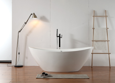 Акриловая ванна (180х87) ABBER AB9248 без гидромассажа, белый