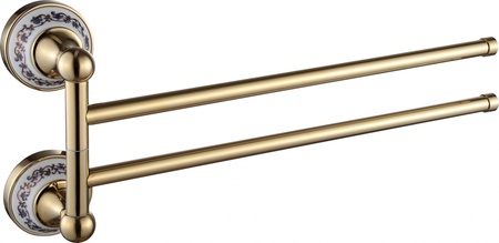 Держатель для полотенец поворотный 2-ой Savol 68b S-06802B