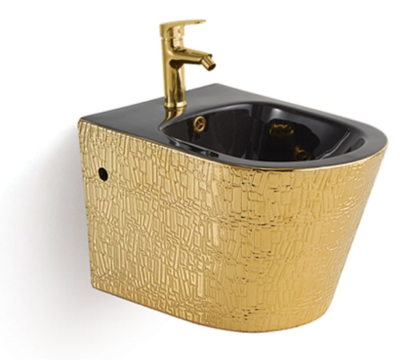 Биде подвесное Vincea Piatti VB1-11G1B золото