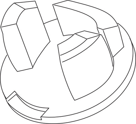Заглушка для крышки Ideal Standard B960473AA