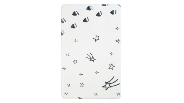 Коврик для ванной Fixsen Teddy Sky  белый 50х80см FX-6001S