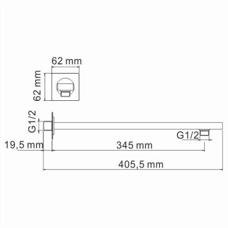 Душевой комплект WasserKRAFT Elbe A7458.219.162.302.240.217.220 Thermo