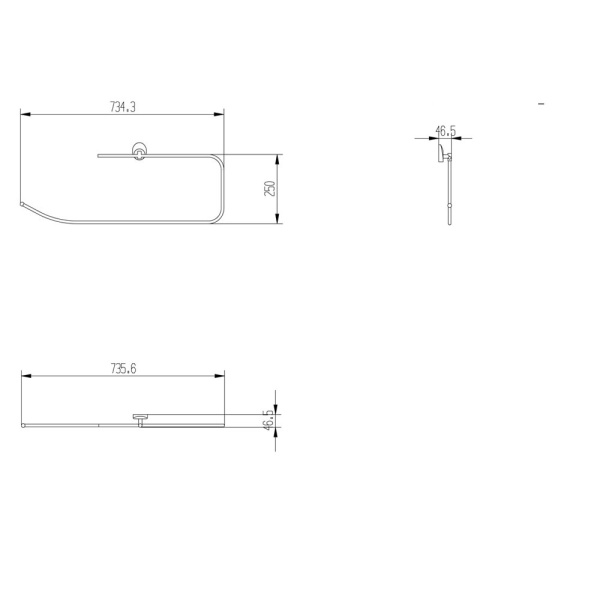 Бумагодержатель Raiber R70114