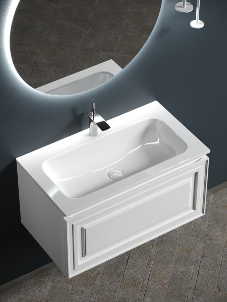 Тумба под раковину Sancos  Very VR80W Bianco