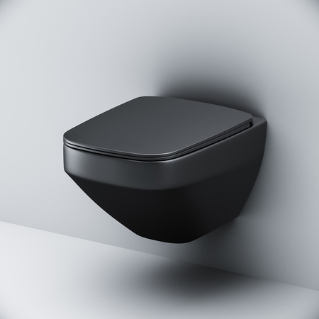 Подвесной унитаз безободковый с сиденьем микролифт Am.Pm Inspire V2.0 C50A1700MBSC