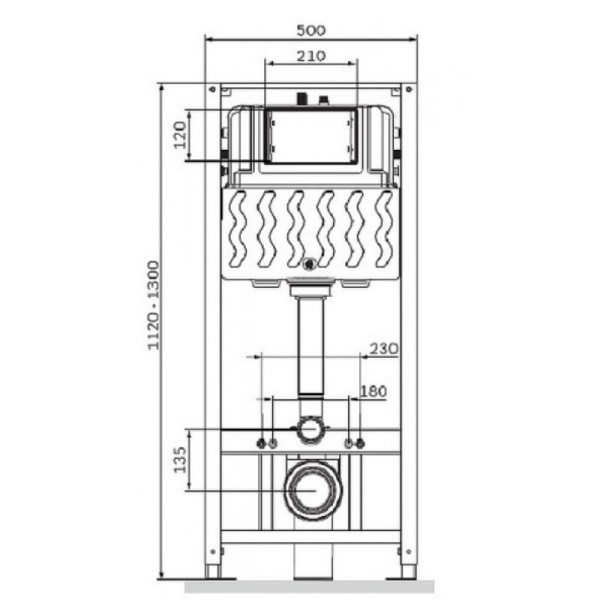 Комплект унитаза с инсталляцией AM.PM Gem IS47051.901700