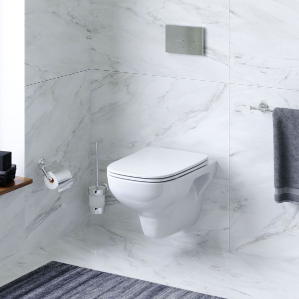 Подвесной унитаз безободковый с сиденьем микролифт Am.Pm X-Joy C85A1702SC