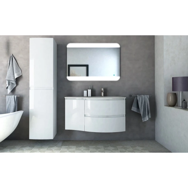 Пенал подвесной Cezares  Vague 44324 Bianco lucido