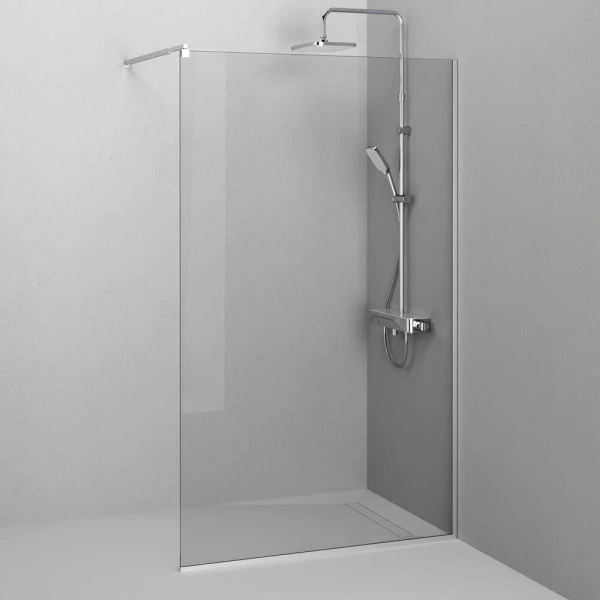 Душевая перегородка 120 см Am.Pm Func W84WI-120-F1-MTE хром